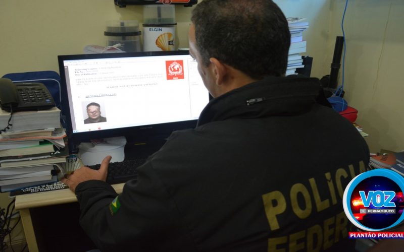 Polícia Federal em ação conjunta com a Interpol prende estrangeiro em Recife