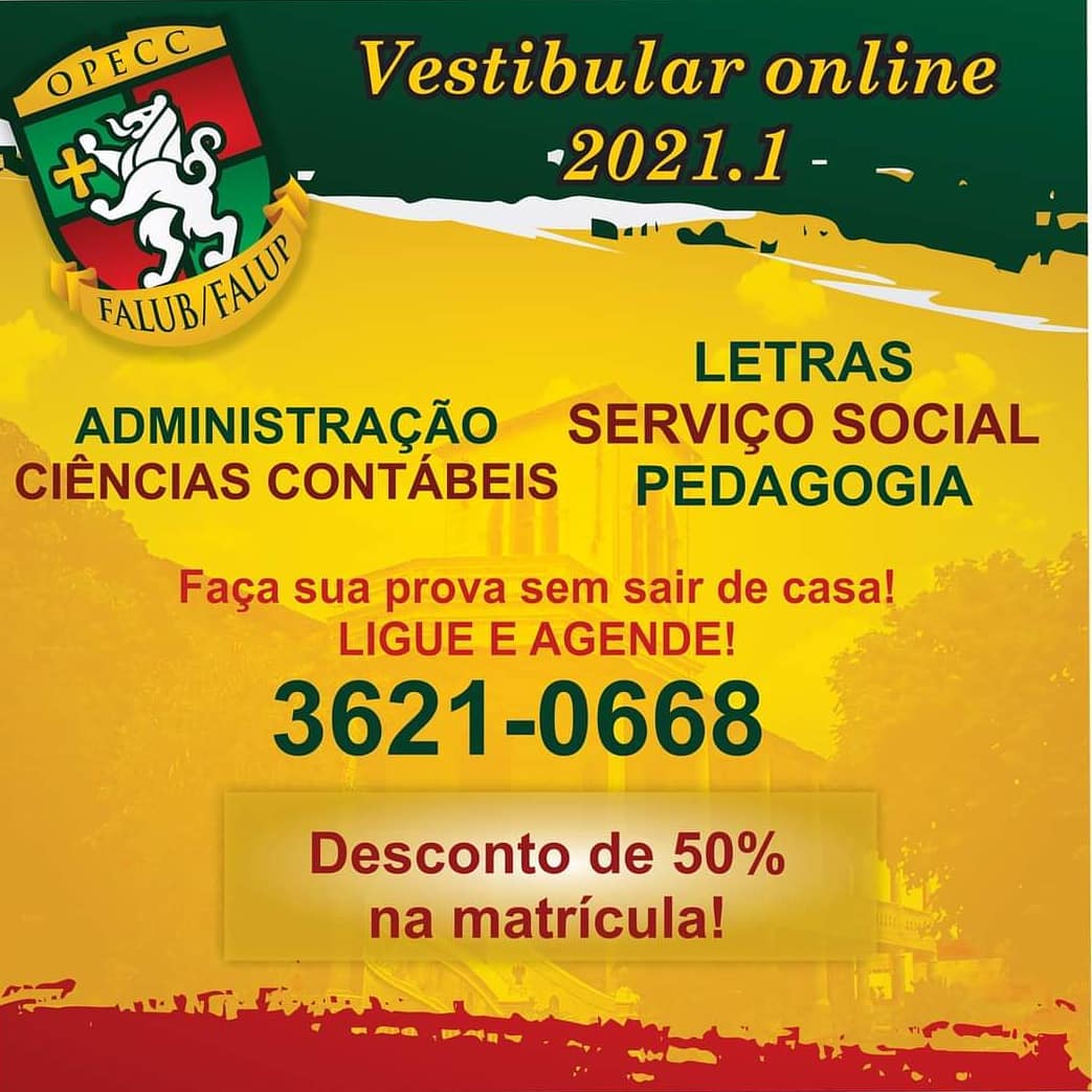 FALUB Realiza Vestibular 2021.1 De Forma Online | Voz De Pernambuco