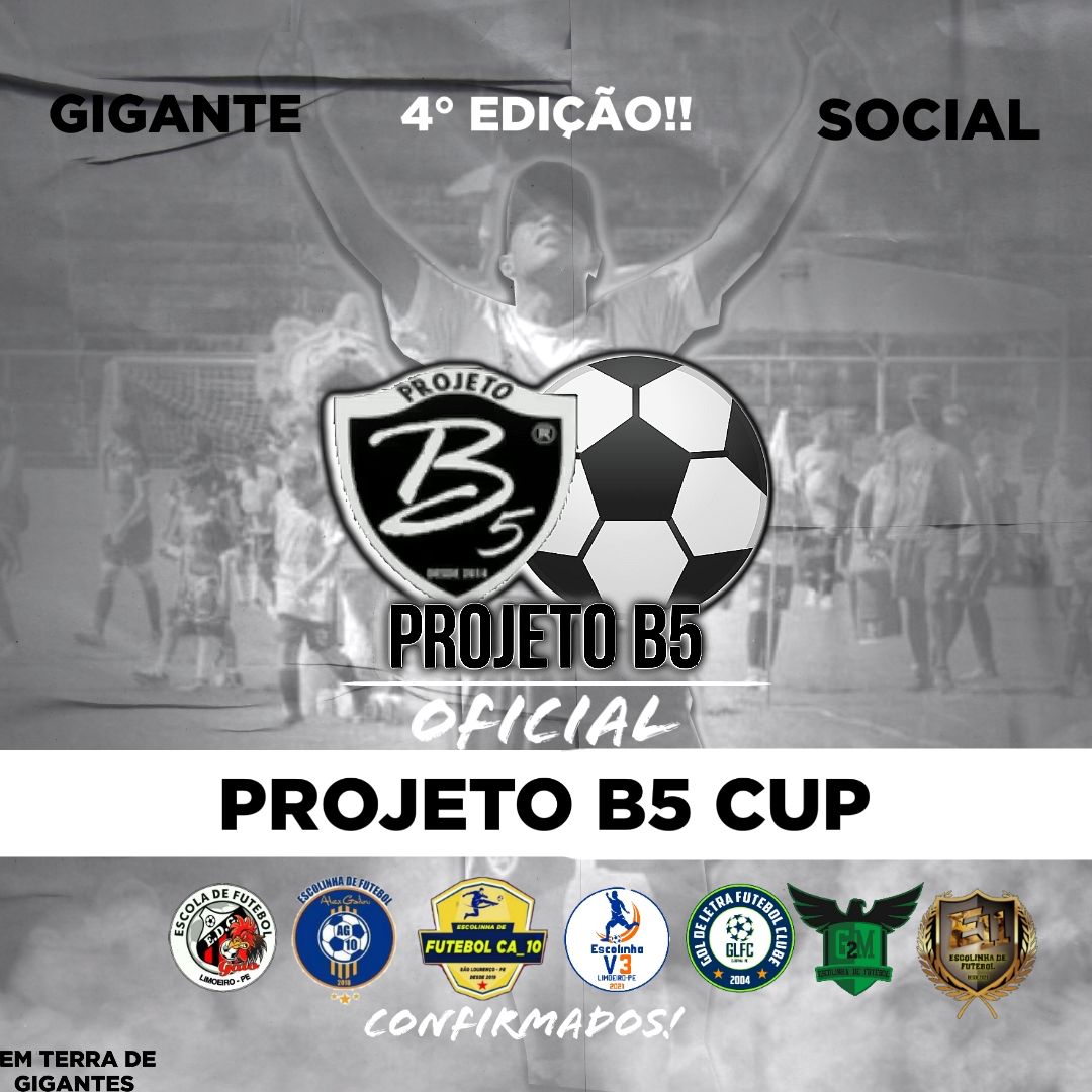 Gol de Letra irá participar do Projeto B5 Cup